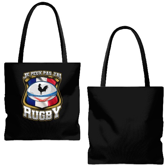 Je Peux Pas J ai Rugby France Rugby Tote Bags (AOP)