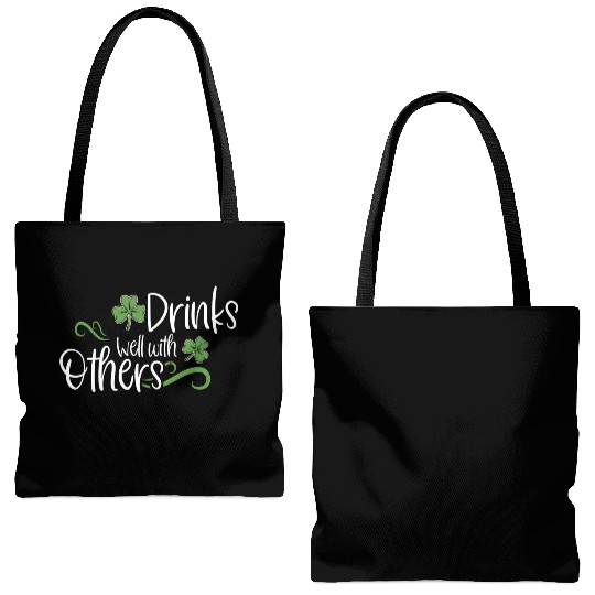 St Patricks Day Drinking Drinks Well With Other Tote Bags (AOP)