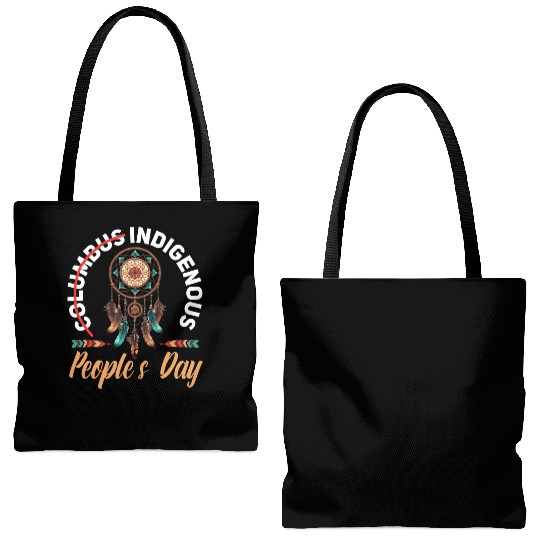 Aboriginal Indians Indigenous Native American Day Tote Bags (AOP)