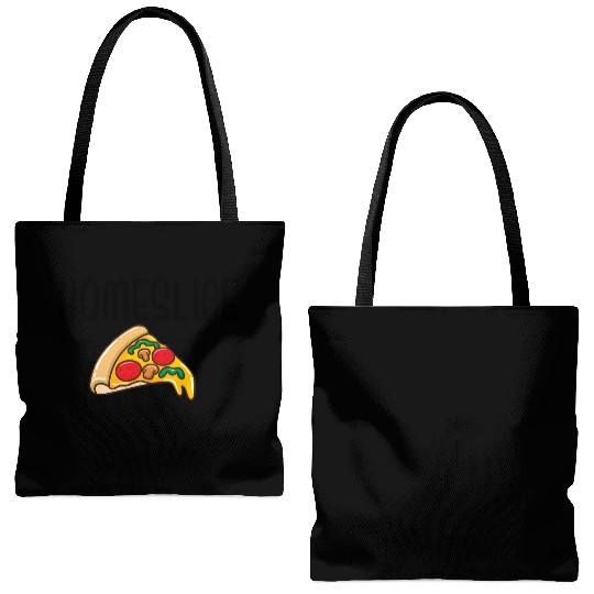 Homeslice Pizza Pizza Merry Tote Bags (AOP)
