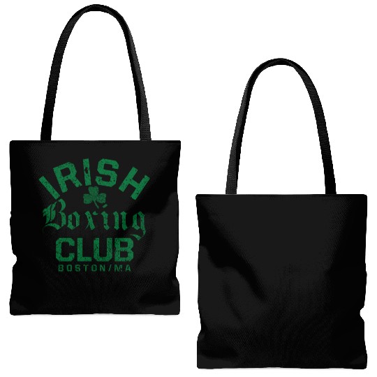 Irish Boxing Club Boston Massachusetts Tote Bags (AOP)