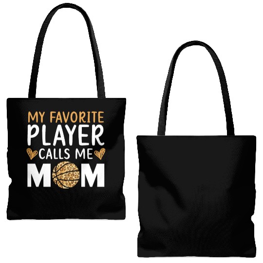 Daughter Basketball Sport Basketball Dad Mom Tote Bags (AOP)