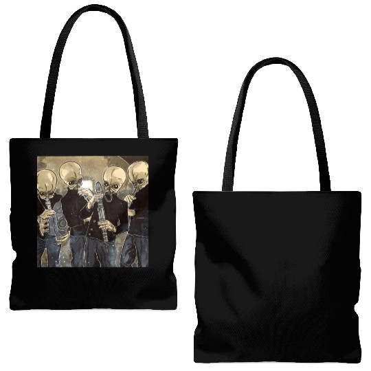 Cantina Band Mos Eisley Tote Bags (AOP)