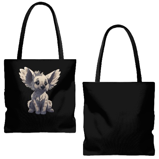Hyena, Koala & Dog - The Ears Gang Tote Bags (AOP)