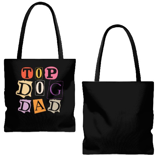Top Dog Dad Tote Bags (AOP)