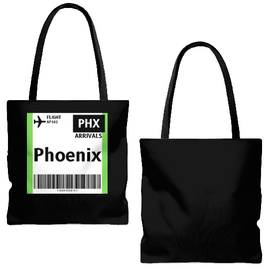 airplane ticket phoenix Tote Bags (AOP)