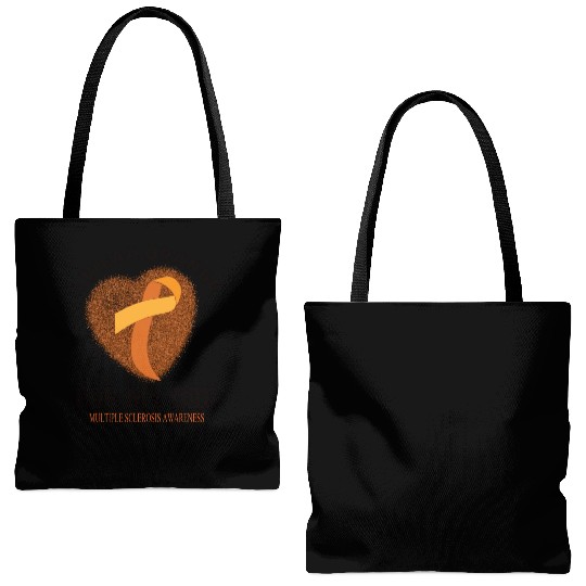 I Wear Orange For My Dad Multiple Sclerosis Tote Bags (AOP)