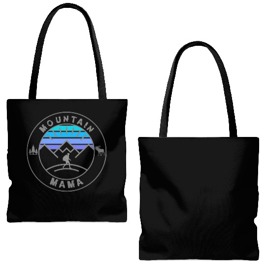 Mountain Mama Tote Bags (AOP)