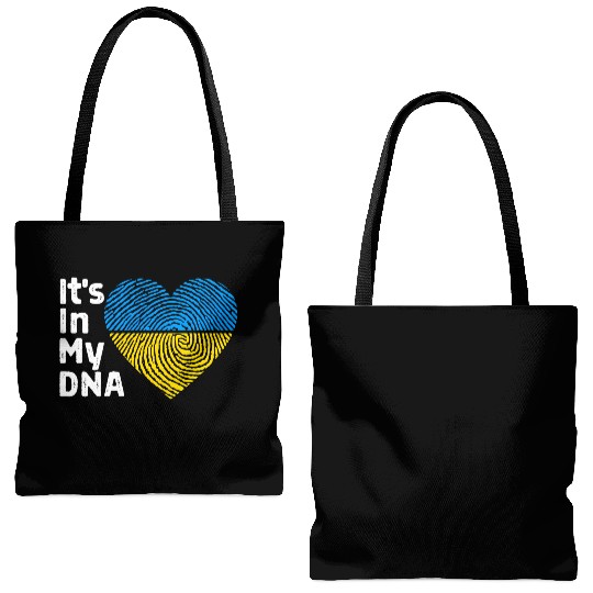 It'S In My Dna Ukraine I Stand With Ukraine Tote Bags (AOP)