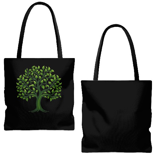 Tree, Family Reunion, tree logo Tote Bags (AOP)