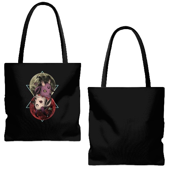 As Above So Below Goat Tote Bags (AOP)