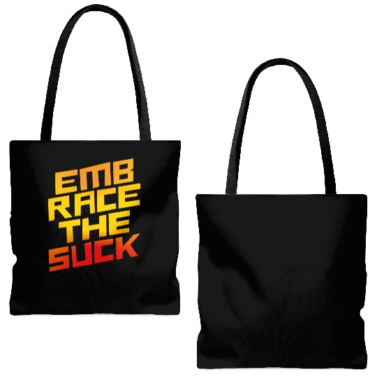Embrace The Suck 4 Tote Bags (AOP)
