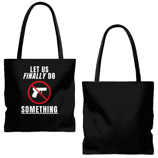 Let us Finally Do Something hippie Tote Bags (AOP)