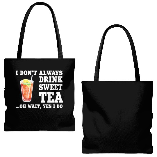 Funny Sweet Tea Humor Costume Tote Bags (AOP)