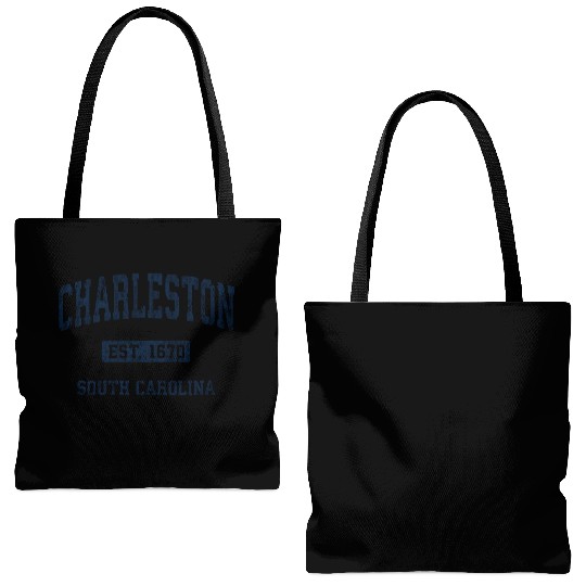 Charleston South Carolina Sc Athletic Sports Tote Bags (AOP)