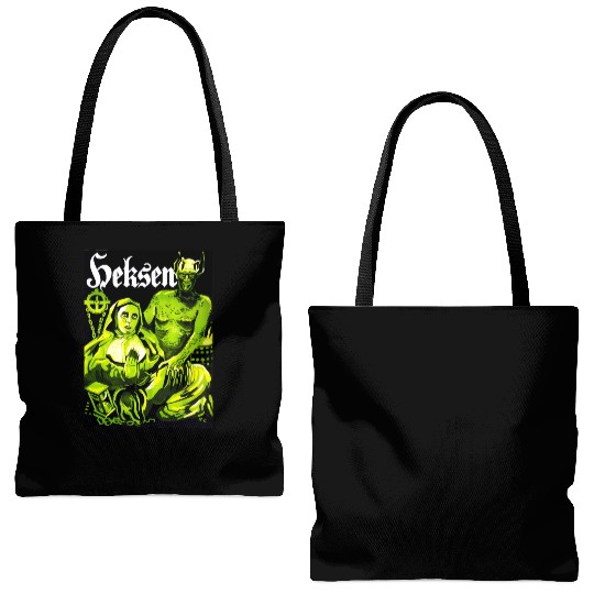 Satan Nun Witch Halloween Monster Horror Movie Tote Bags (AOP)