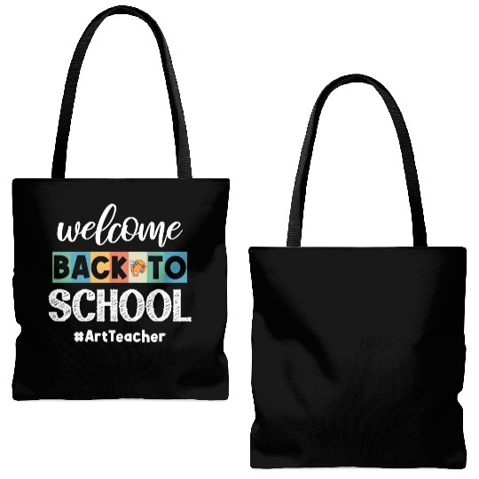 Welcome Back To School Art Teacher Future Artists Tote Bags (AOP)