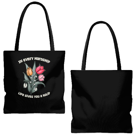 Tulip Gardening Cute Tote Bags (AOP)