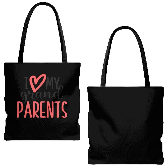 I love my grandparents Tote Bags (AOP)