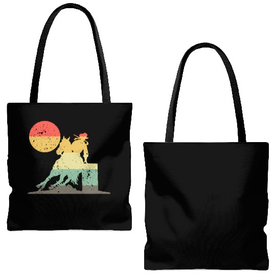 Barrel Racing Show - Barrel Racer Tote Bags (AOP)