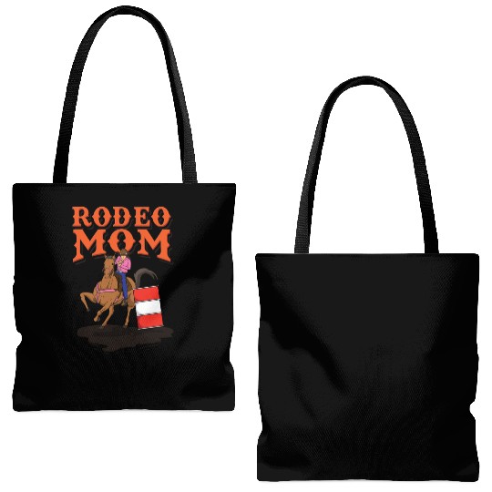 Rodeo Mom Barrel Racing Lover Tote Bags (AOP)
