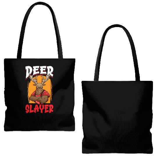 Deer Hunting Deer Hunter Hunting Season Buck Hunt Tote Bags (AOP)