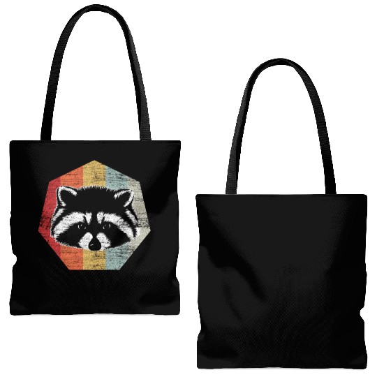 Ra Rac Trash Panda Tote Bags (AOP)