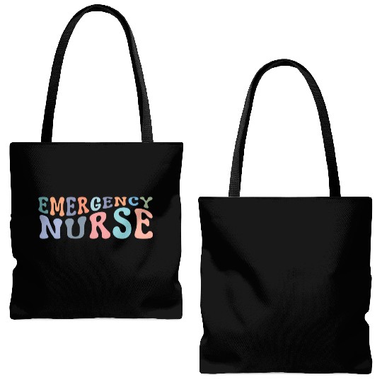 Emergency Room Er Nurse Registered Nurse Tote Bags (AOP)