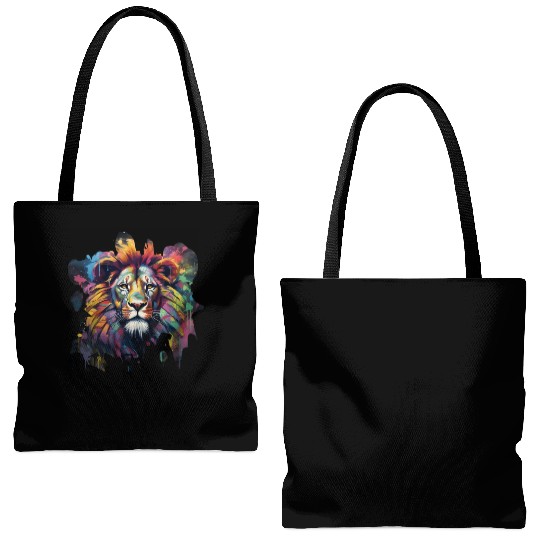 Graffiti Style Lion | Lion Lovers Tote Bags (AOP)