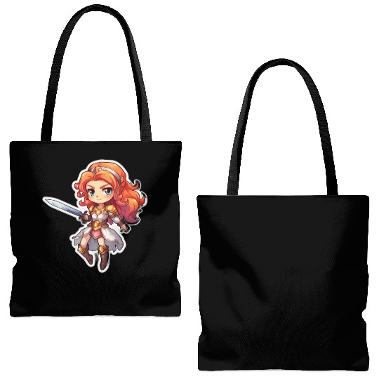 Warrior Princess Adventure Tote Bags (AOP)