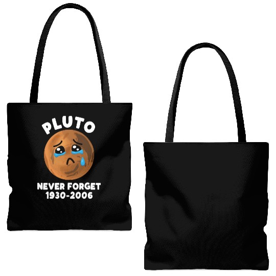 Pluto Never Forget 1930 2006 Tote Bags (AOP)
