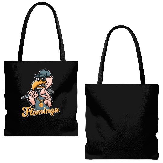 Flamingo Golf Tote Bags (AOP)