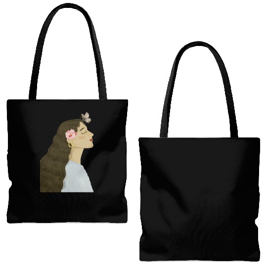 summer pink natures Tote Bags (AOP)