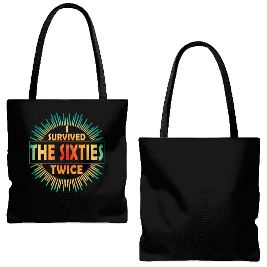I Survived The Sixties 60S Twice Tote Bags (AOP)