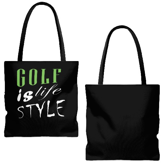 Golf Is Life Style Tote Bags (AOP)