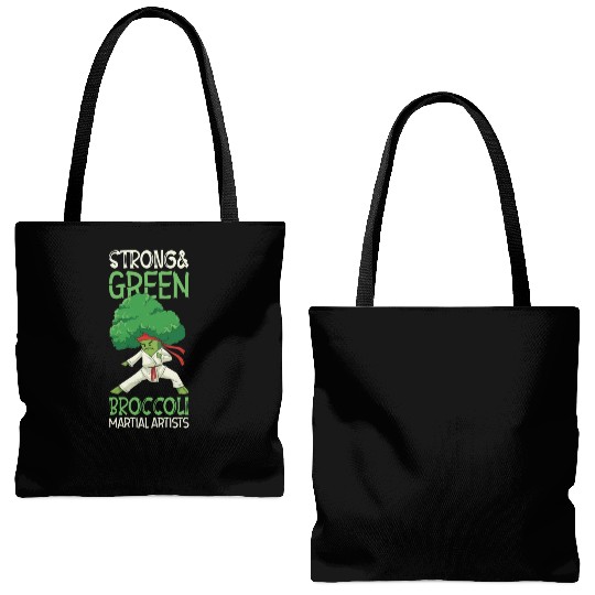 Broccoli Martial Arts Karate MMA Boxing Kicks Tote Bags (AOP)