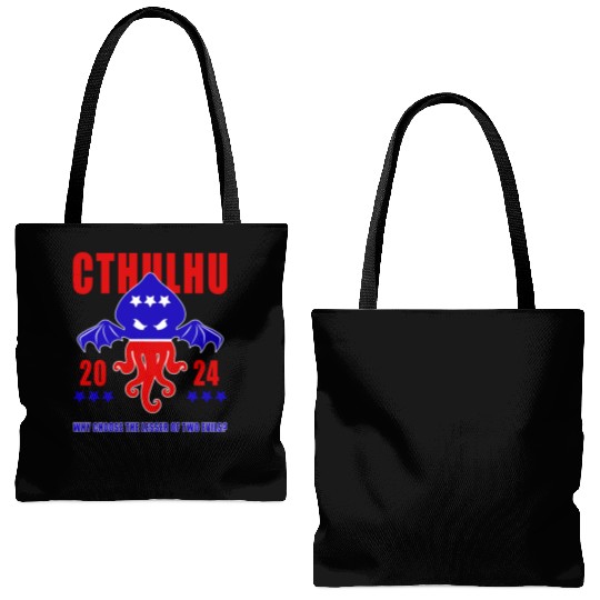 Cthulhu For President Tote Bags (AOP)