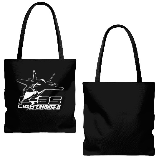 F 35 Stealth Tote Bags (AOP)