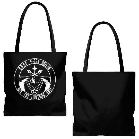 USAF F 35 Tote Bags (AOP)