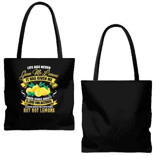 A Love For Alcohol A Serious Dislike For Stupid Tote Bags (AOP)