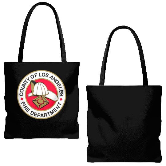 County Of Los Angeles Fire Department Seal Tote Bags (AOP)