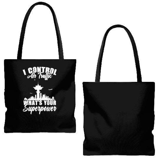 Air Traffic Control Funny Aviation For Atc Flight Tote Bags (AOP)