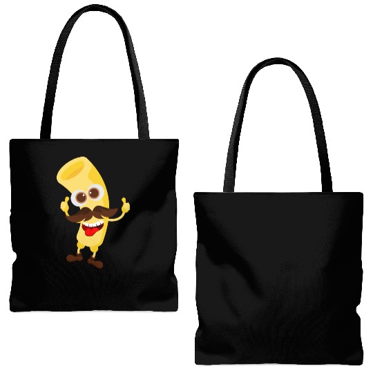 Funny Pasta Macaroni Tote Bags (AOP)