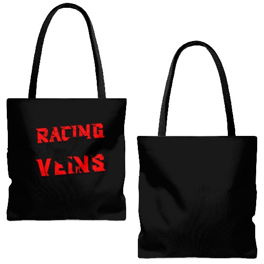 Racing Fuel in My Veins - Drag Racing Tote Bags (AOP)