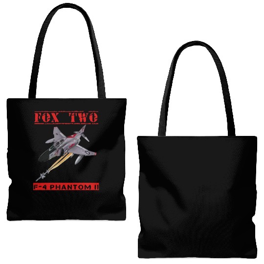 FOX TWO F 4 Phantom II Tote Bags (AOP)