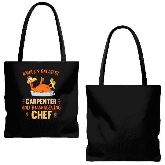 World Greatest Carpenter And Thanksgiving Tote Bags (AOP)