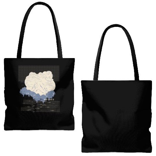 Ying And Yang Peace Of Mind Yoga Sayings Tote Bags (AOP)