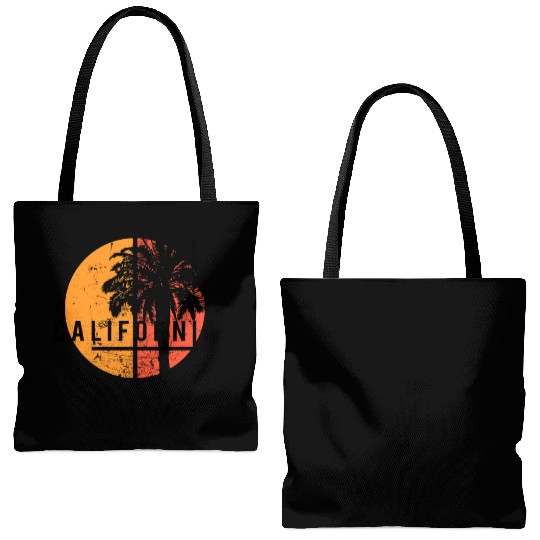 Berkeley California Cool Native Palm Tree Tote Bags (AOP)
