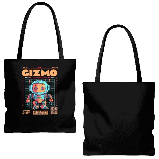 Gizmo Mecha Tote Bags (AOP)