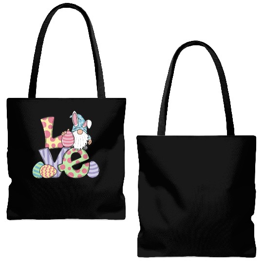 Love Easter Sped Teacher Gnomes Teacher Easter 202 Tote Bags (AOP)